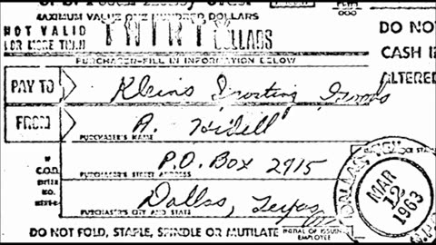 Lee Harvey Oswald Never Bought A Rifle