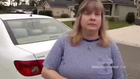 Woman Harasses A Man In Front Of His Home After Seeing Him Workout At The Park