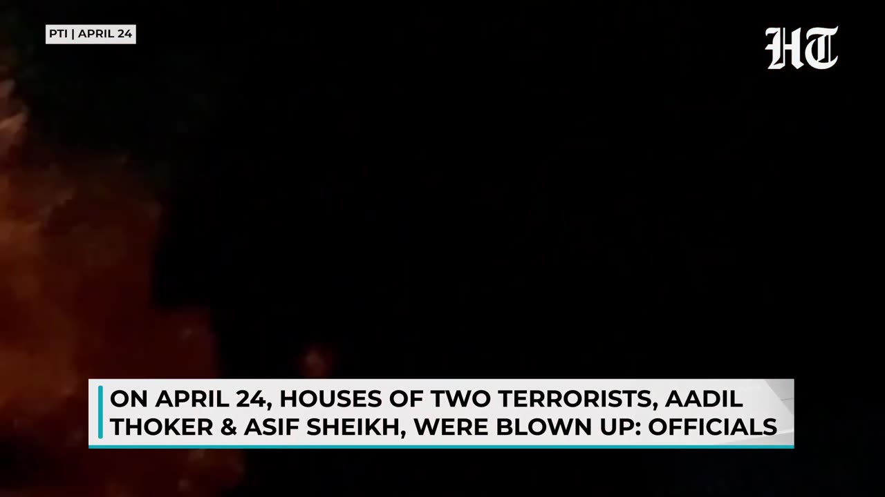 On Cam: Huge Blast At J&K Terrorist's House; 6 Destroyed In Just…| Huge Raids In Srinagar| Pahalgam