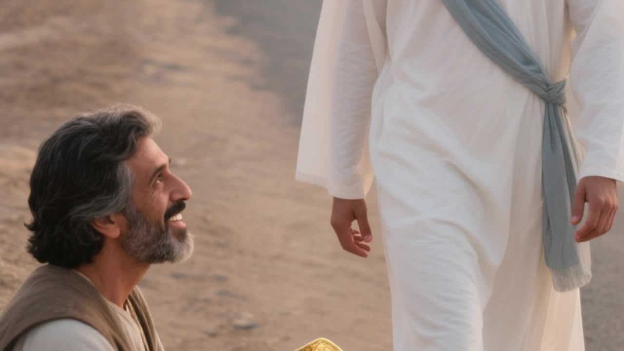 Man Rejoices with Gold Before Jesus | True Treasure Revealed