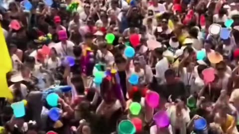 Epic Water Festival Celebration | Thousands Join the Fun
