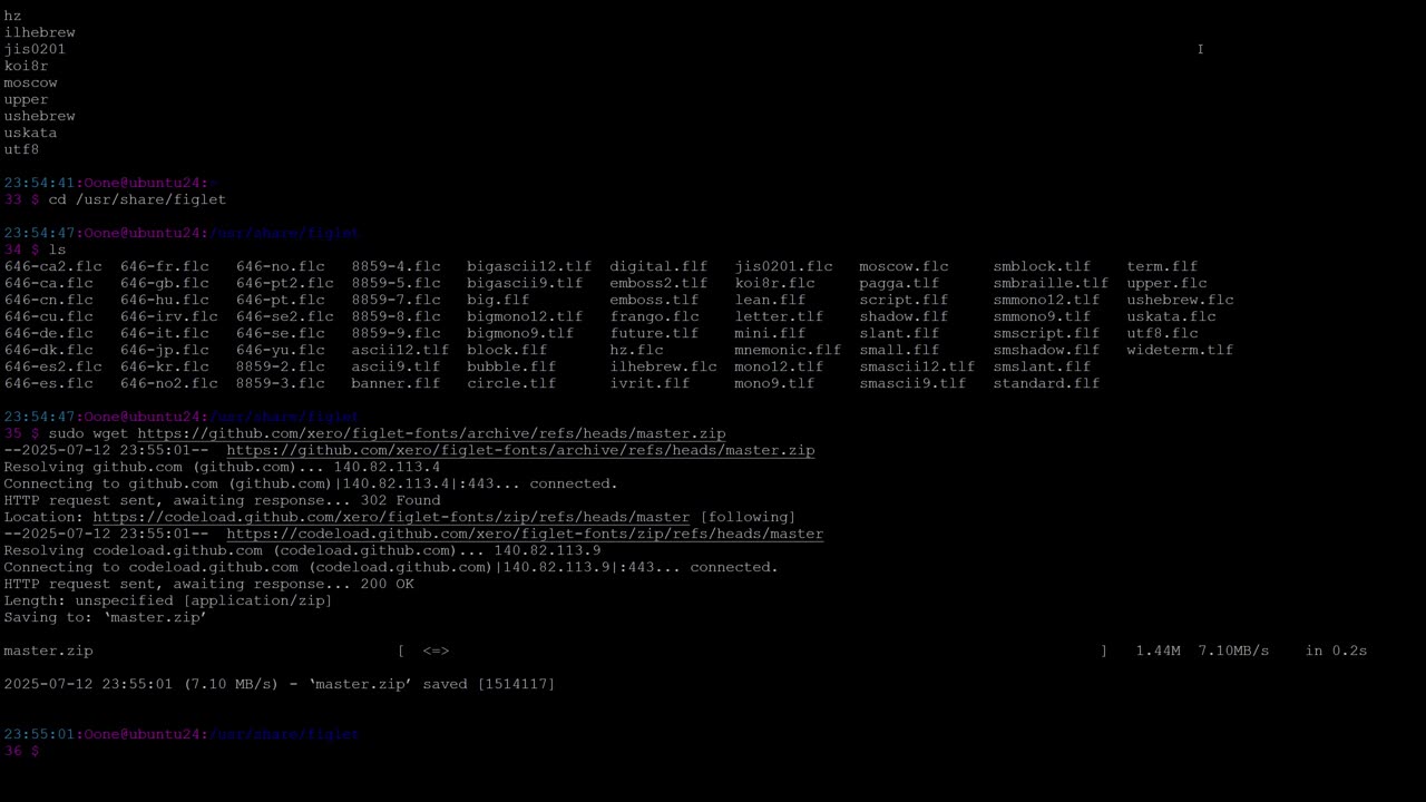 Ascii art: LinuxCLiAdmin logo creation