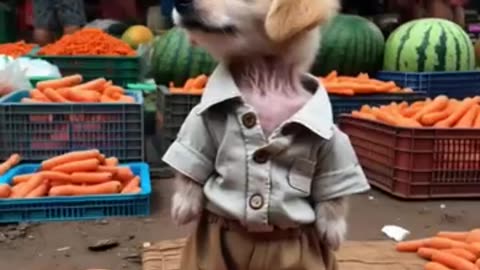 Follow This poor puppy who was made fun of because he didn't have a burger #JDVB