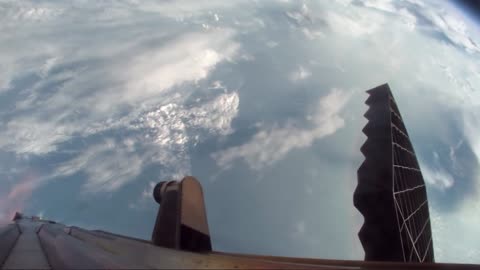 After stage separation, Super Heavy flipped in a controlled direction for the first