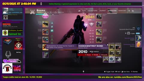 Destiny 2: 5-11-25 Perdition is the Lost Sector. Arc/Strand Surge.
