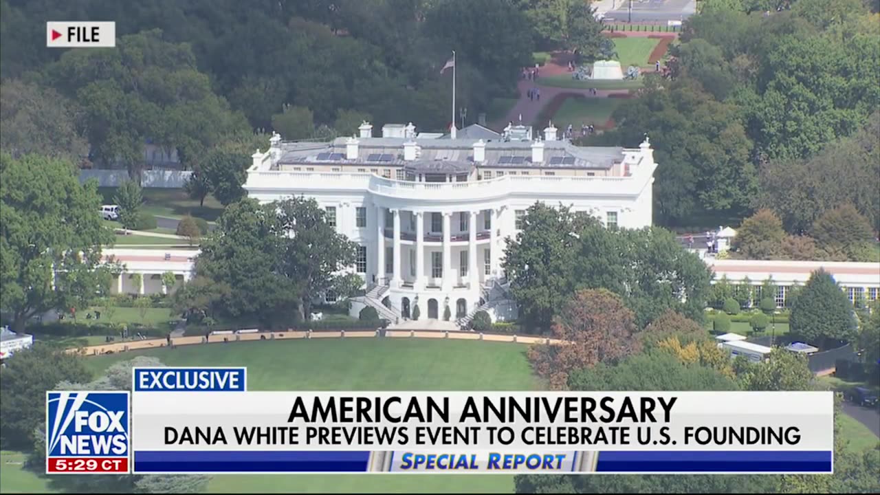 Dana White Previews UFC Event At White House