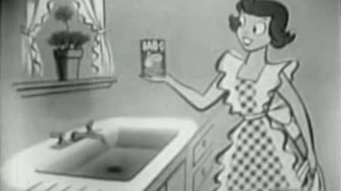 Commercial - Babo Cleanser 1951 (Sink smog animated)