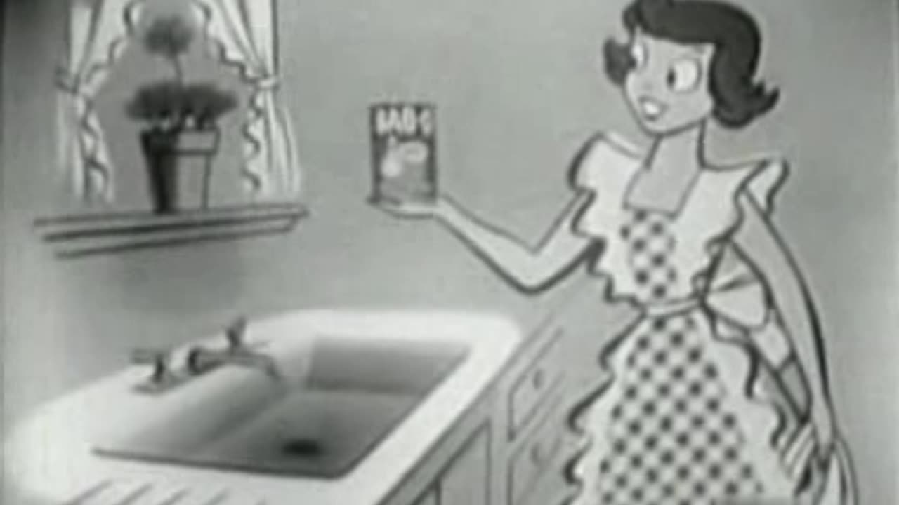 Commercial - Babo Cleanser 1951 (Sink smog animated)