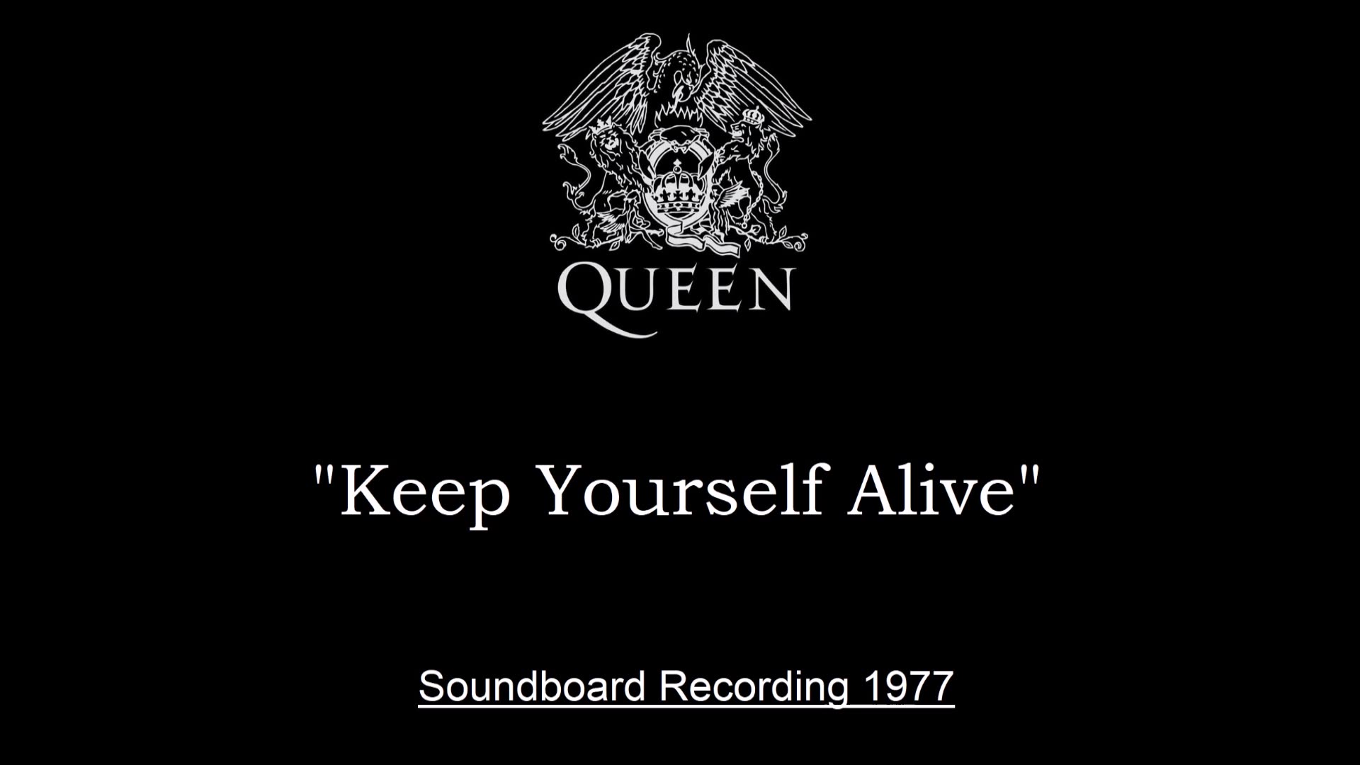 Queen - Keep Yourself Alive (Live in Houston, Texas 1977) Soundboard