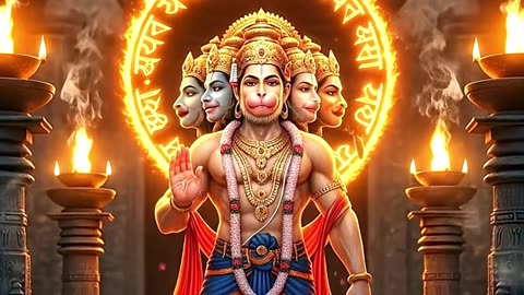 Why is Hanuman called Panchmukhi?