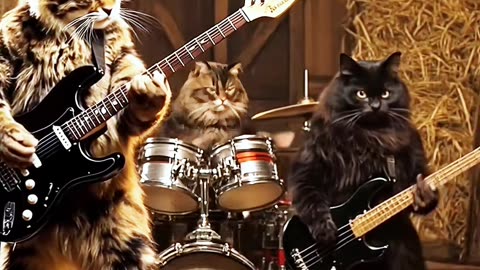 GATOS DO CELEIRO 🤩 #rock #classico #cat #cover #pets #instrumental #b