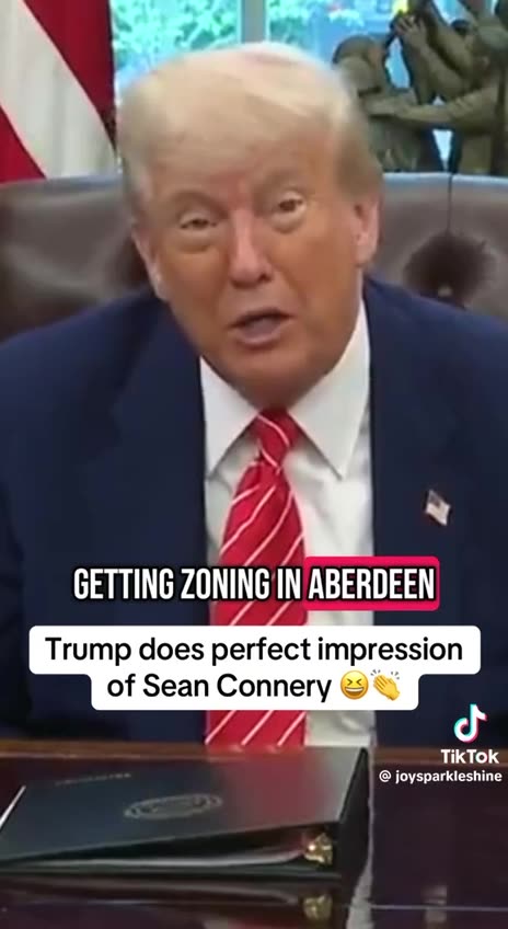 Trump's impression of Sean Connery