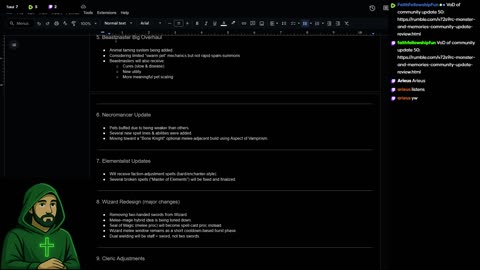 Monsters & Memories: QnA Stream Recap - Dec 13th