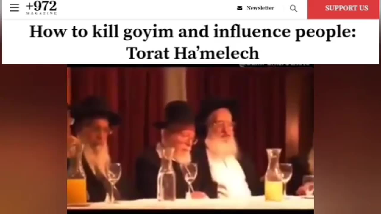 How to kill goyim and influence people: Torat Ha’melech ✡️