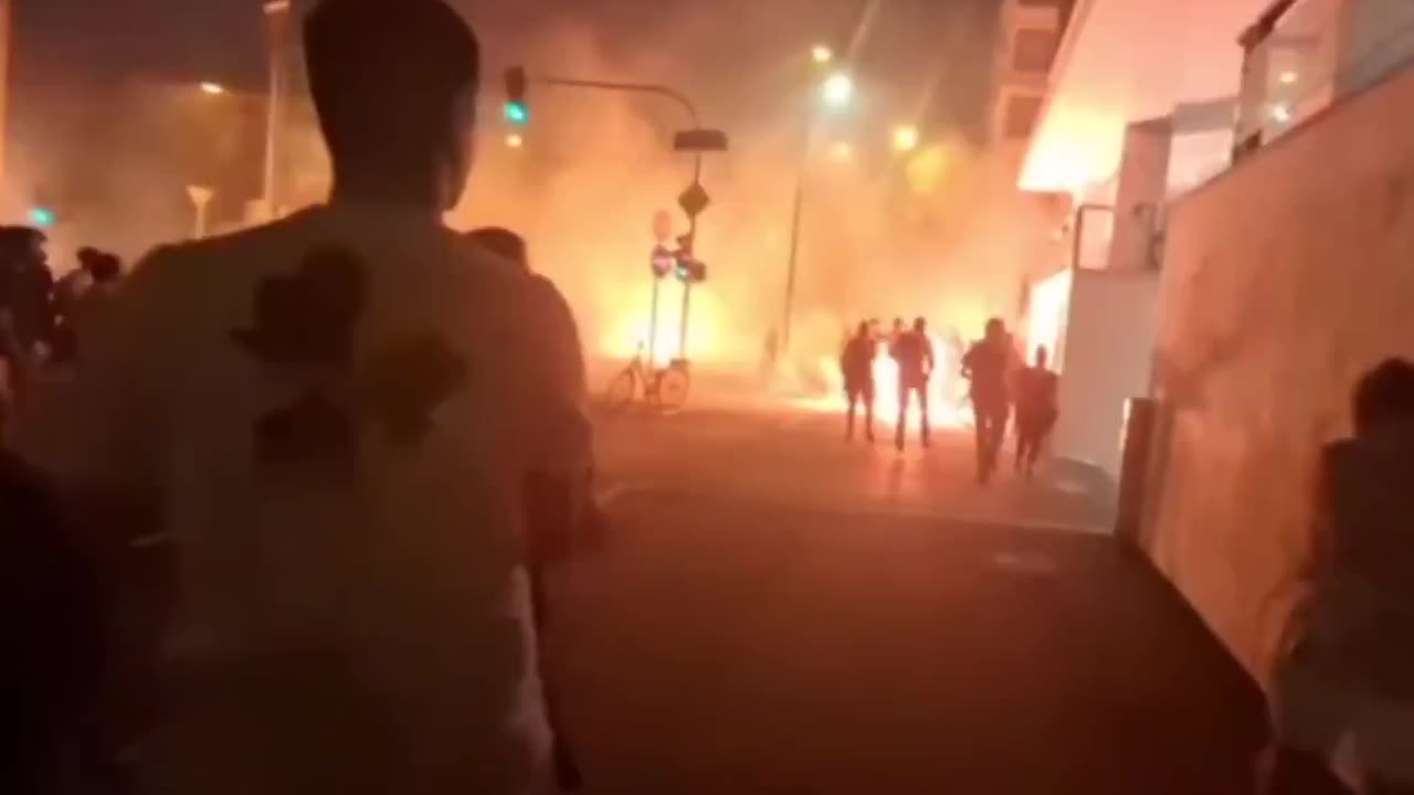 Violent clashes in multiple Serbian cities.