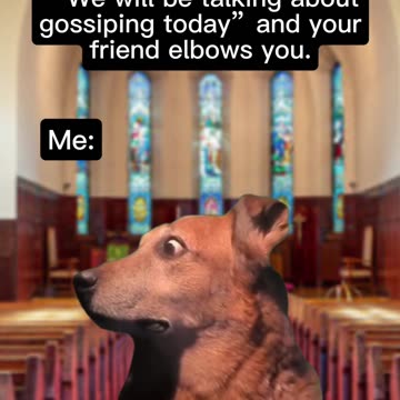Do people at church gossip?