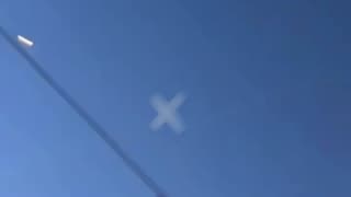 The Moment a Russian Cruise Missile Slams into Parking Lot of Grocery Store