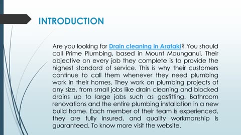 Are you looking for Drain cleaning in Arataki?