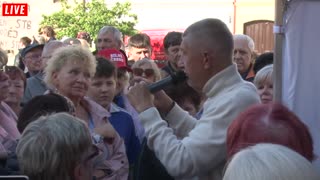 🇨🇿🗳️🗣️ SETKÁNÍ OBČANŮ S ANREJEM BABIŠEM FRÝDEK MÍSTEK 20.5.2025
