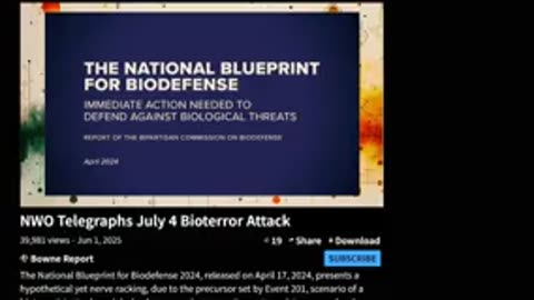 Emergency InfoWars DARPA/WHO/Globalists Pandemic 2 Warning June 2025