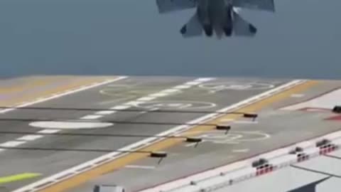 Su-33 Cobra Crazy landing