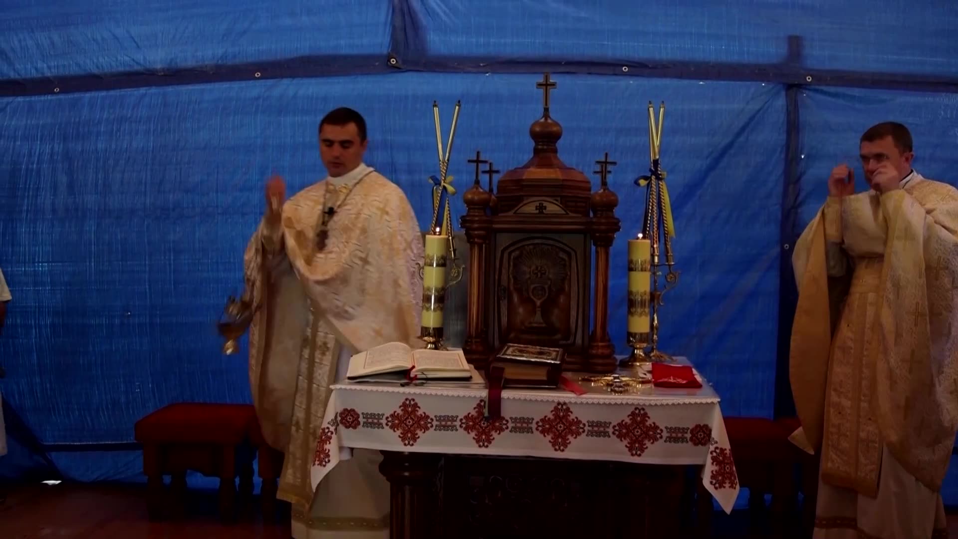 Ukraine's Catholics tend to faithful driven out by Russian occupation