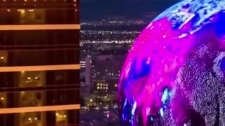 Great View Night Skyscrapers