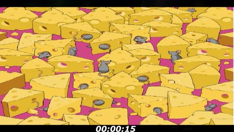 Dice puzzle: Lot of cheese and mouses, but there's a dice here, find it?