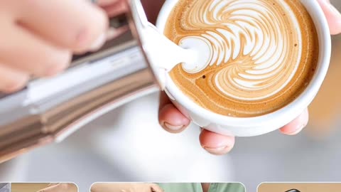 Single Serve Coffee Maker with Built-in Detachable Milk Frother,