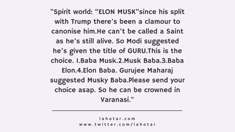 Lahotar Quote - 11 July 2025