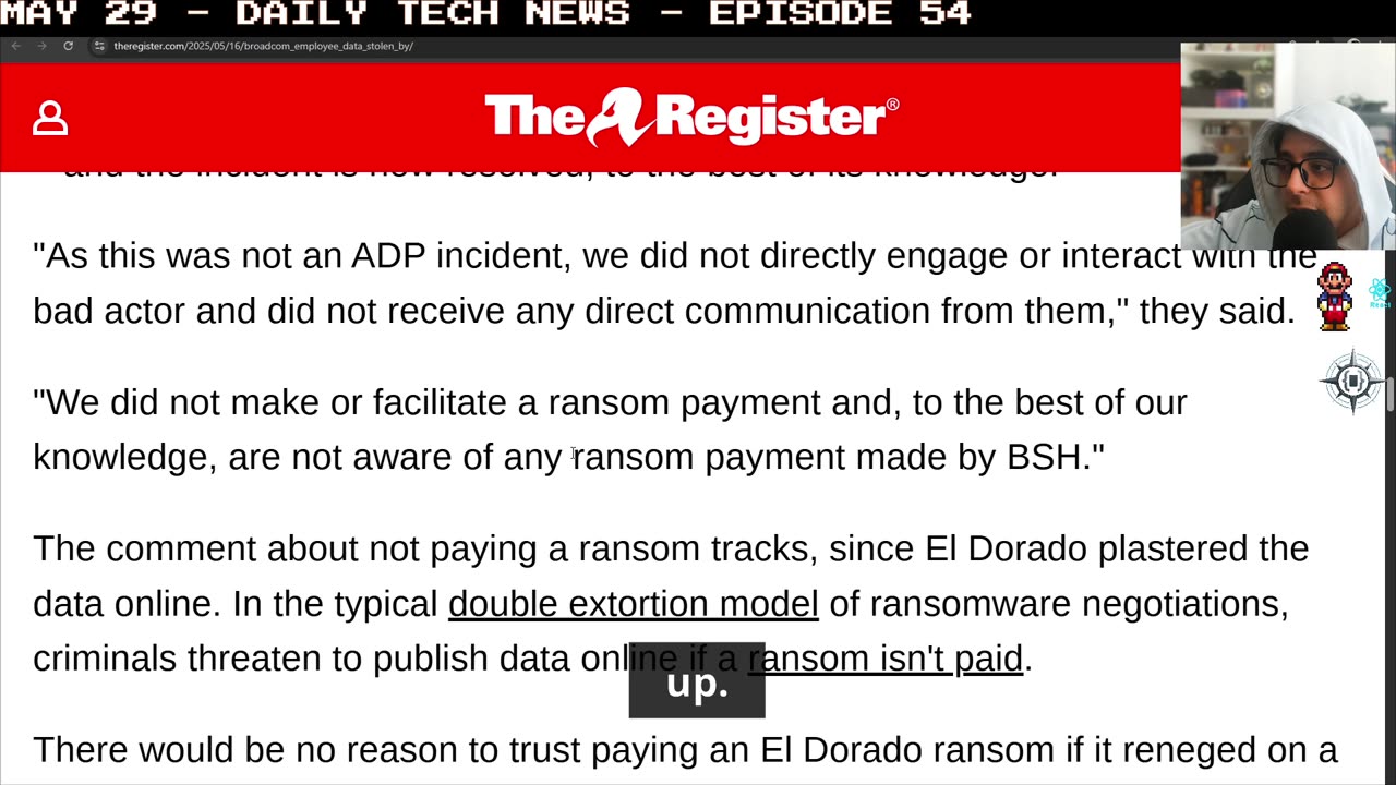 broadcom hit by cyber attack via 3rd party HR company