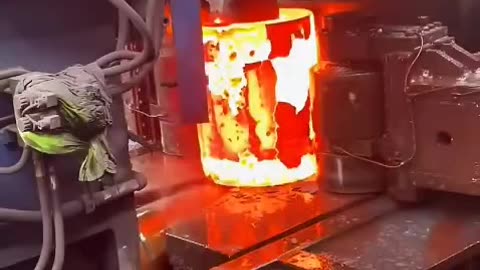 🔥 Extreme Heat and Hard Work – Iron Factory Footage 🏭