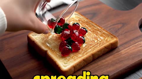 Spreading Fruit Like Butter on Toast 🍓🍞 Is This Even Real?!
