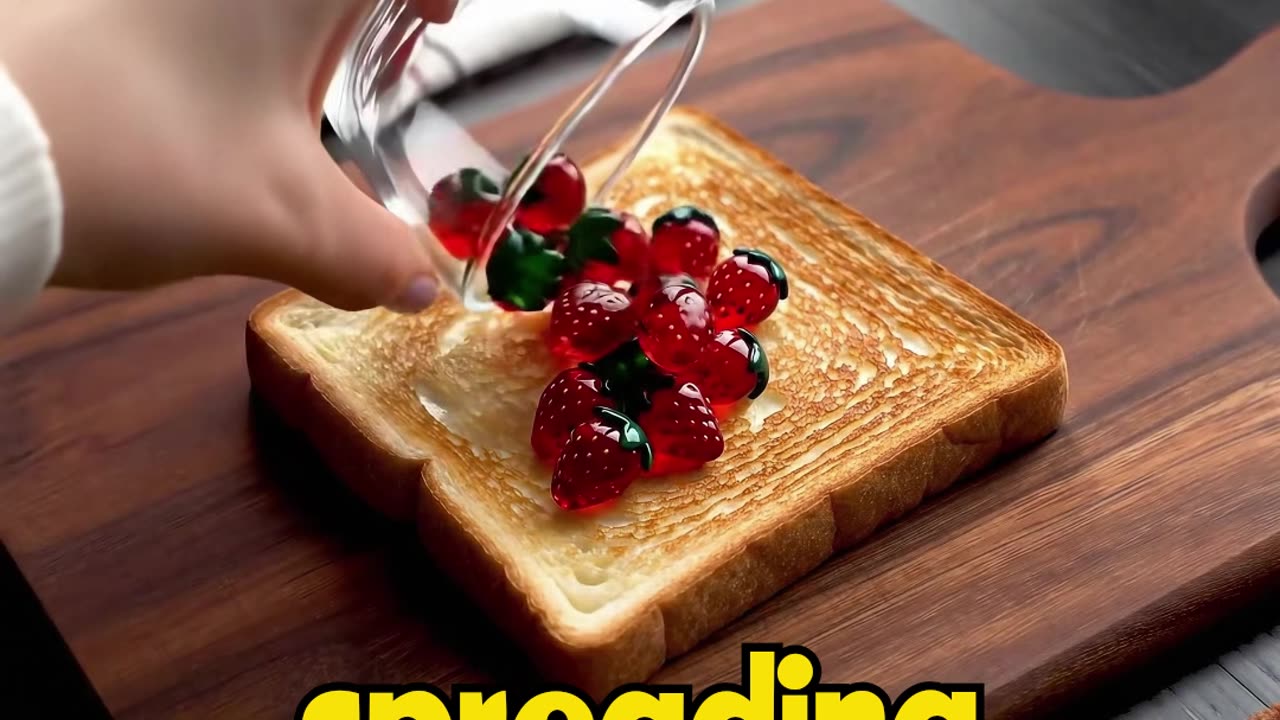 Spreading Fruit Like Butter on Toast 🍓🍞 Is This Even Real?!