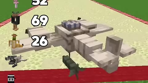 Who Wins？🧐Wait for Capuchino Assassino😱1% #minecraft #shorts