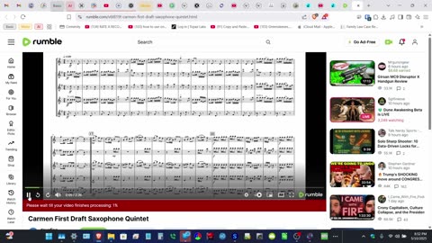 Posting a MuseScore Videoscore to Rumble