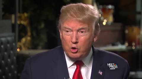 Donald Trump Talks Cruz - Clinton - Birthright Citizenship - Meet The Press - NBC News