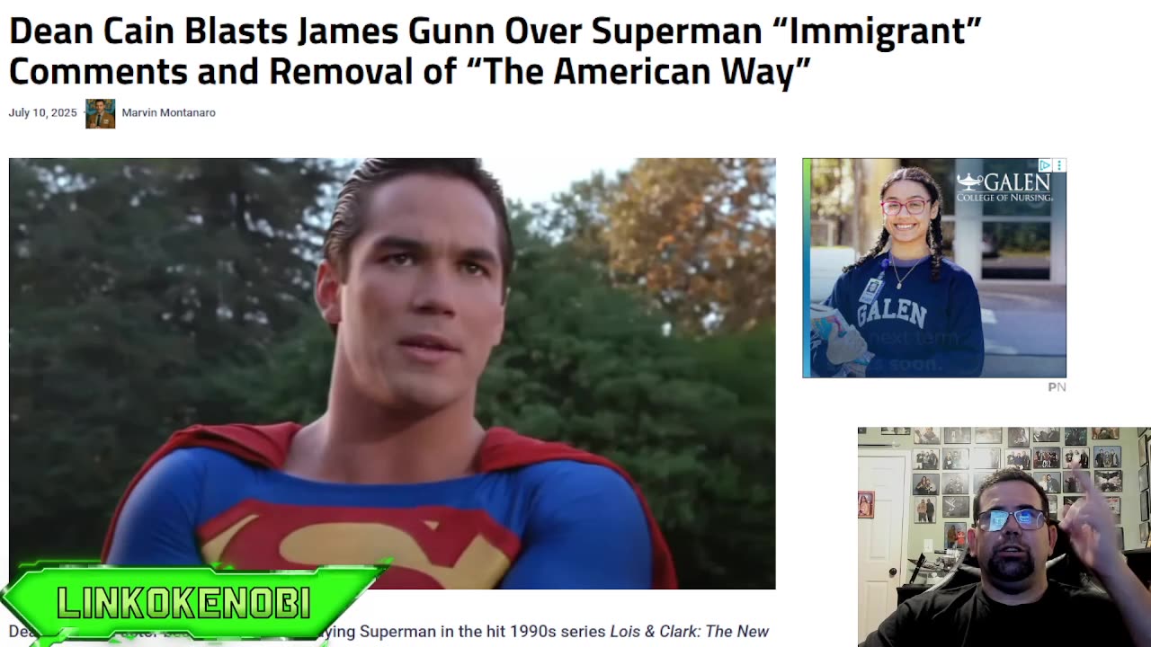 Dean Cain Blasts James Gunn For Political Messaging In Superman Movie