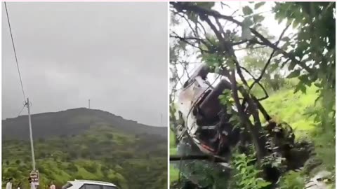 Tourist's Car Plunges 300 Feet at Satara's 'Death Point' - One Critical, Four Escape Miraculously