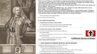 King Theodore wearing Star of Repham? No such thing as a Star of David