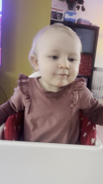 Baby Kayla Tries to Hide From the Camera 🙈📷😂