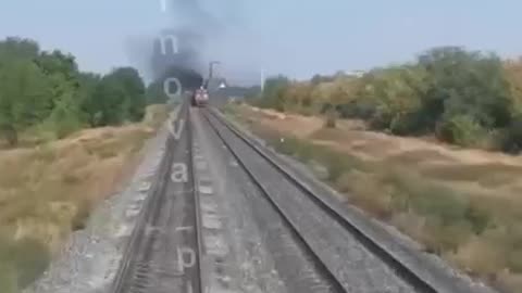 👀 Crimea, Dzhankoy, attack on railway station!