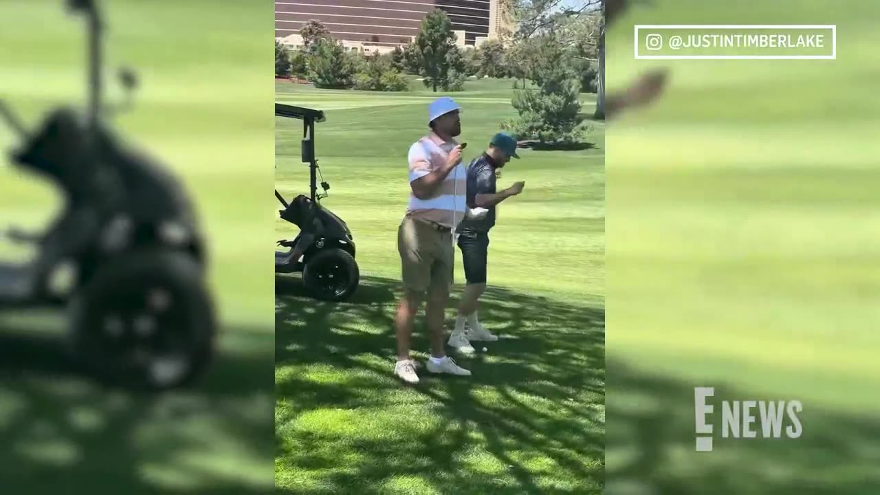 Travis Kelce, Jason Kelce, and Justin Timberlake Celebrate in Las Vegas at 8AM Golf Invitational