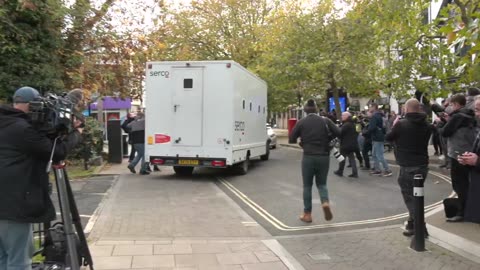 As the Huntingdon train stabber is taken from court, where he faces 11 charges