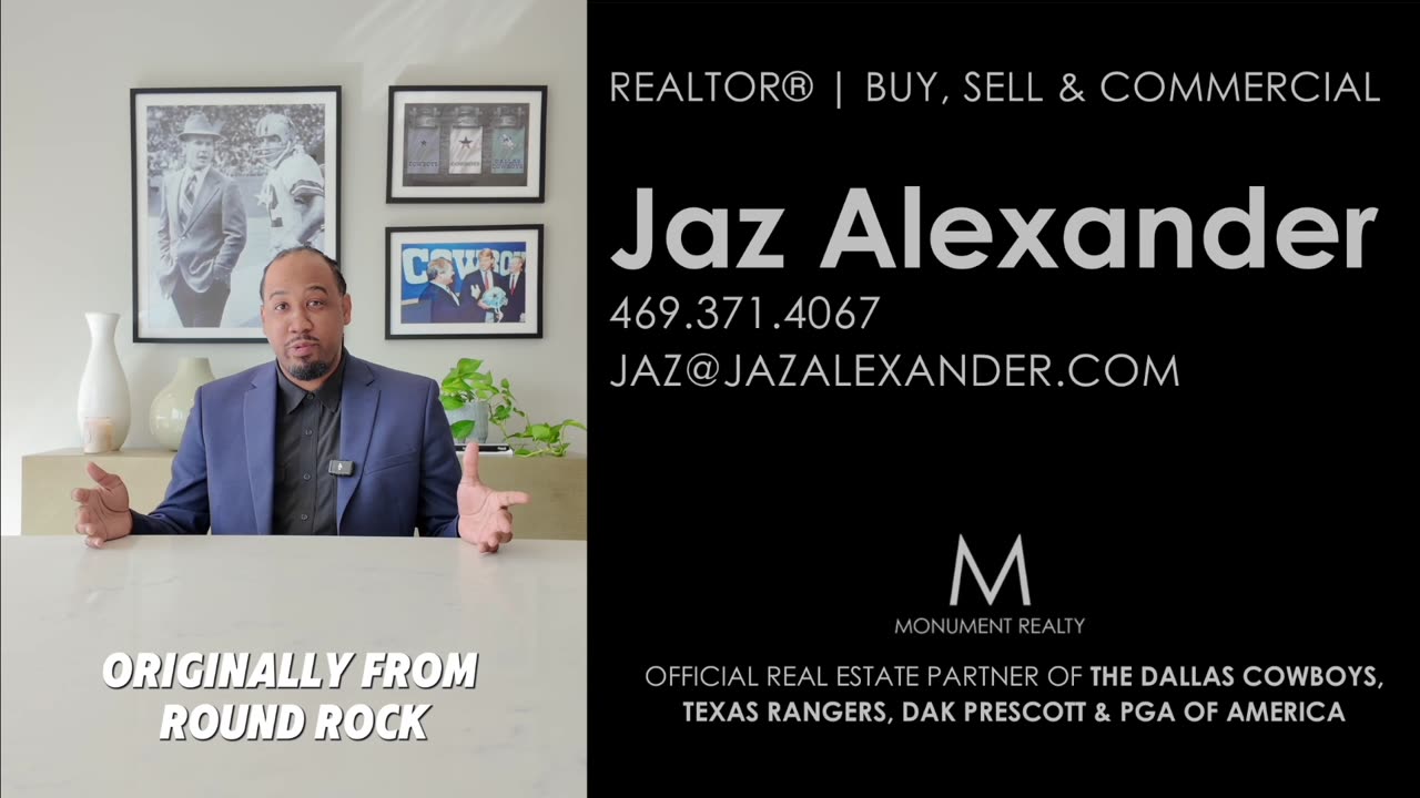 Contact TX Native Jaz Alexander Texas Real Estate Agent | Realtor | Clickable website links in description