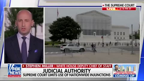 Stephen Miller just pointed out how HISTORIC the rulings from SCOTUS are for the President