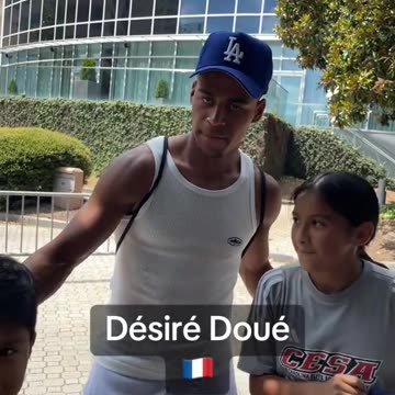Cuando te encuentras a la futura estrella del futbol mundial en las calles de Atlanta! #desiredouré🇫