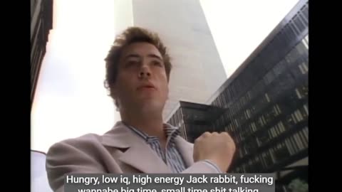 When Robert Downey Jr. visited Wall Street in 1992—and was stunned by what he saw.
