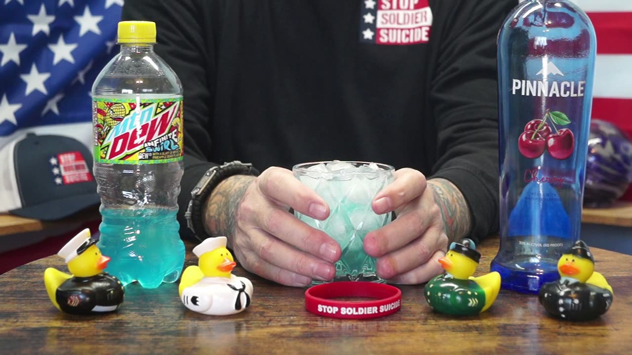 Don Crouch - Pinnacle Cherry Vodka & Mtn Dew Infinite Swirl Pineapple Berry Soda
