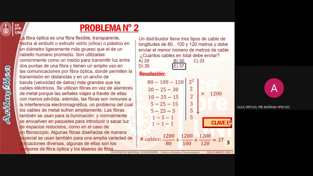 CEPRE UNI 2022 - 1 | Semana 16 | Aritmética S2